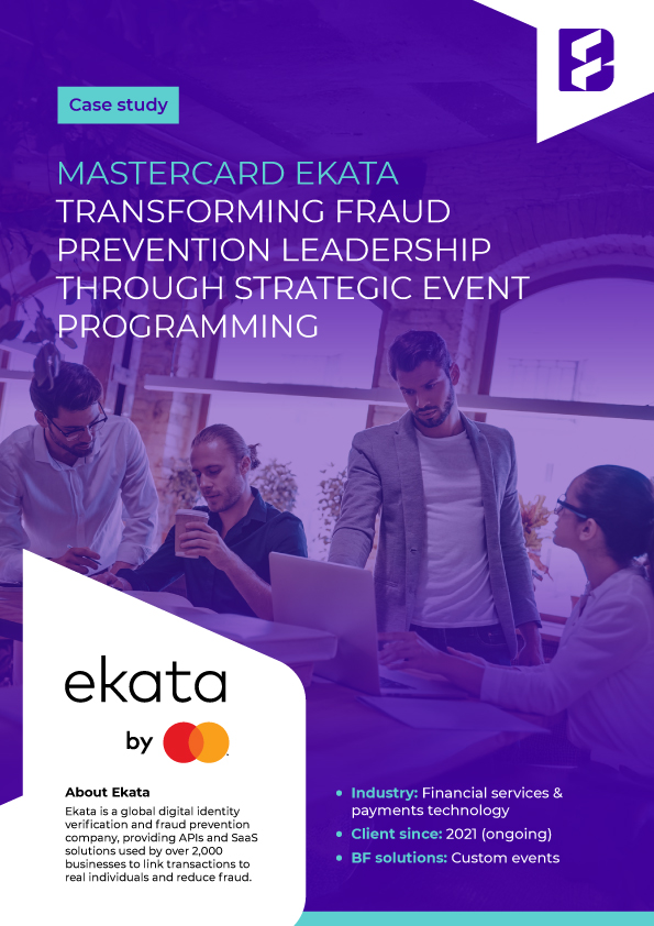 Case study Mastercard Ekata Transforming fraud prevention leadership through strategic event programming