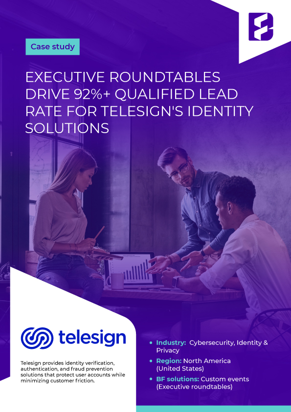 Telesign (NA) - Executive Roundtables Drive
