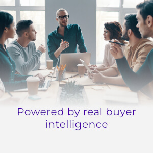 Real buyer intelligence Real buyer intelligence